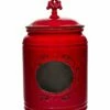 Home Essentials 11.5in Large Red Canister 177 Oz Kitchen & Pantry Storage 1 Home Essentials 11.5in Large Red Canister 177 Oz Kitchen & Pantry Storage -Home Essentials store 3050993810 RLLZ 1