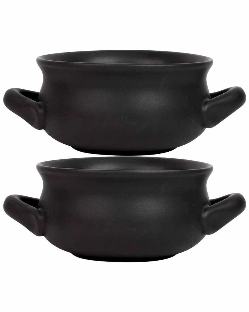 Home Essentials Set Of 2 20Oz Mt Curved Soup Crock Decorative Items & Frames 3 Home Essentials Set Of 2 20Oz Mt Curved Soup Crock Decorative Items & Frames
