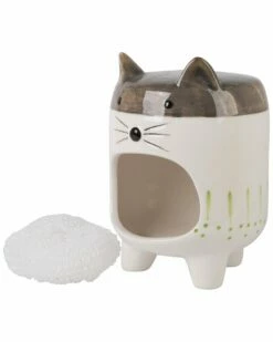 Home Essentials Cat Scrubby Holder Soap & Lotion Dispensers