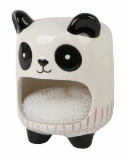 Home Essentials Panda Scrubby Holder Soap & Lotion Dispensers