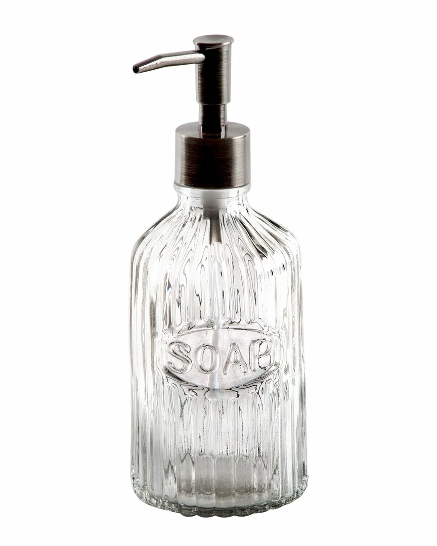 Home Essentials He Clear Ribbed Soap Display 16.O Soap & Lotion Dispensers 3 Home Essentials He Clear Ribbed Soap Display 16.O Soap & Lotion Dispensers