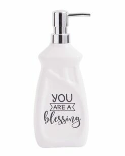 Home Essentials 9in 16Oz Bottle Shape Dispenser Soap & Lotion Dispensers