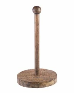 Home Essentials Wood Paper Towel Holder Soap & Lotion Dispensers