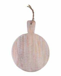 Home Essentials 13in Wood Round Cutting Board Kitchen Tools & Gadgets