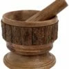Home Essentials Lg Bark Etch Wood Mortar Pestle Kitchen Tools & Gadgets -Home Essentials store 3050993954 RLLZ 1