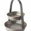 Home Essentials 2-Tier Antique Pewter With Copper Rim Kitchen Tools & Gadgets -Home Essentials store 3050993955 RLLZ 1