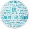 Home Essentials 10.5in Aqua Sharing Plate Serveware