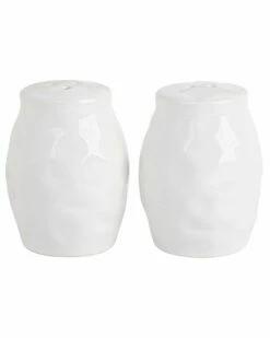 Home Essentials Set Of 2 3in Organic Salt Pepper Serveware
