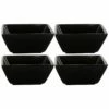 Home Essentials Set Of 4 3in Mat Square Bowl Taster St Serveware