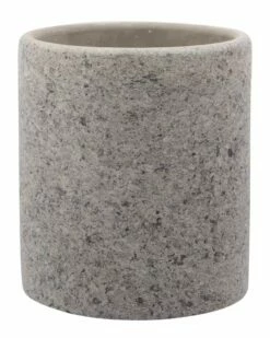 Home Essentials 7in Grey Grant Utensil Crock Serveware