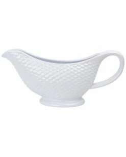 Home Essentials Ff Basket Weave Embossed Gravy Boa Serveware