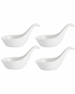 Home Essentials Ff Set Of 4 4in Spoon Mini Taster St Serveware