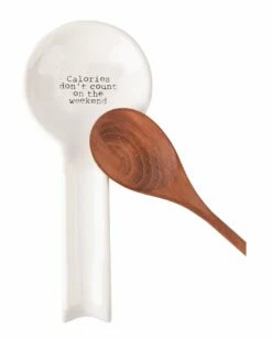 Home Essentials 11.5in Rd Head Spoonrest Calori Serveware