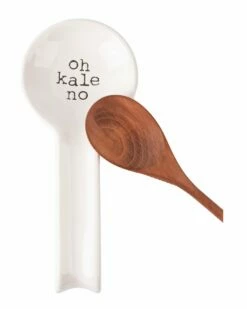 Home Essentials 11.5in Rd Hd Spoon Rest Kale Serveware