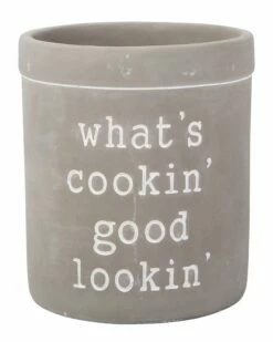 Home Essentials 6in Rd Wide Rim Cook Utensil Crock Kitchen Tools & Gadgets