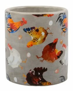 Home Essentials 7in Rooster Utensil Crock Serveware