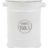 Home Essentials 7in Grey 2-Hndl Crock With Logo Serveware -Home Essentials store 3050994005 RLLZ 1