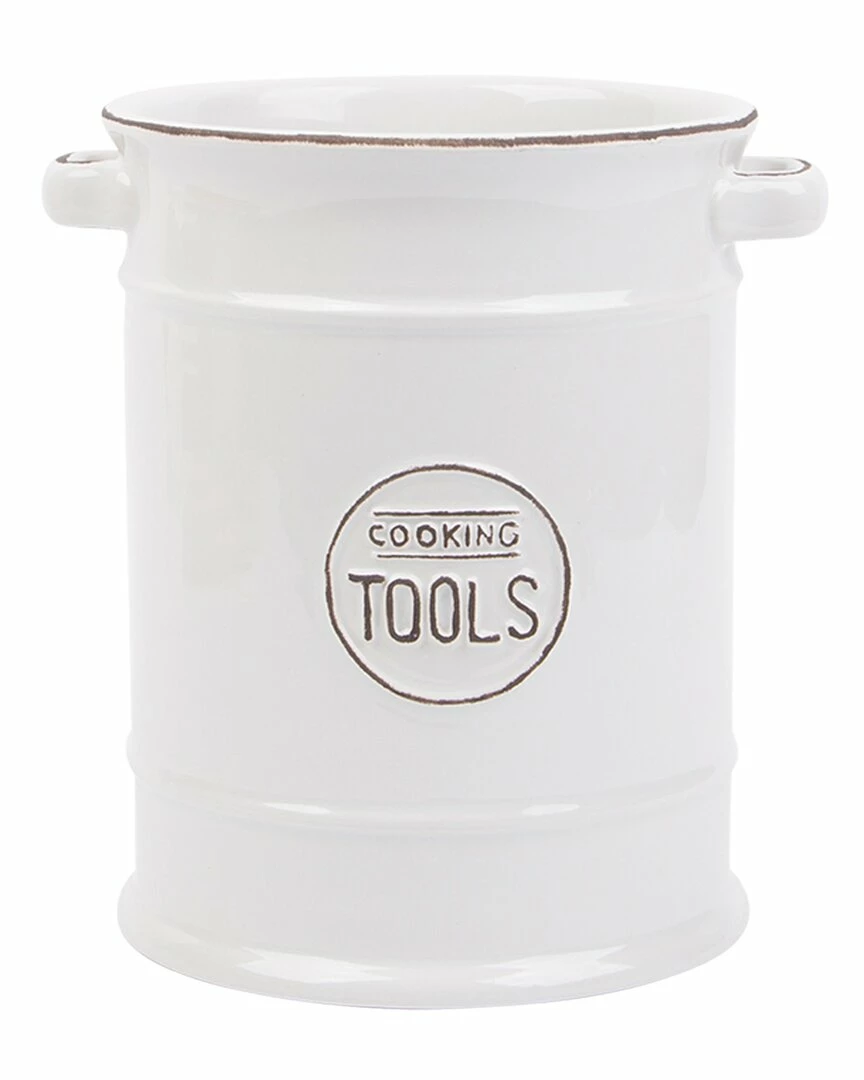 Home Essentials 7in Grey 2-Hndl Crock With Logo Serveware 3 Home Essentials 7in Grey 2-Hndl Crock With Logo Serveware