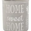 Home Essentials 6in Rd 'Home Sweet' Utensil Crock Serveware -Home Essentials store 3050994008 RLLZ 1