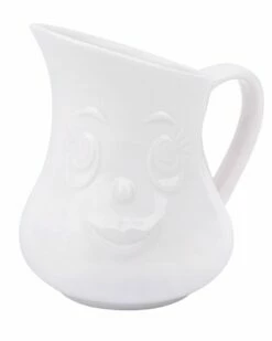 Home Essentials 10Oz Embossed Face Creamer Mrs Serveware