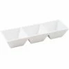 Home Essentials 11.5in X 4in 3 Section Serve Tray Serveware