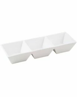 Home Essentials 11.5in X 4in 3 Section Serve Tray Serveware