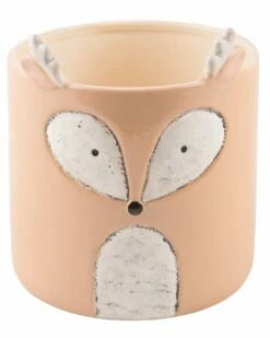 Home Essentials 7in Deer Utensil Crock W Ear Serveware