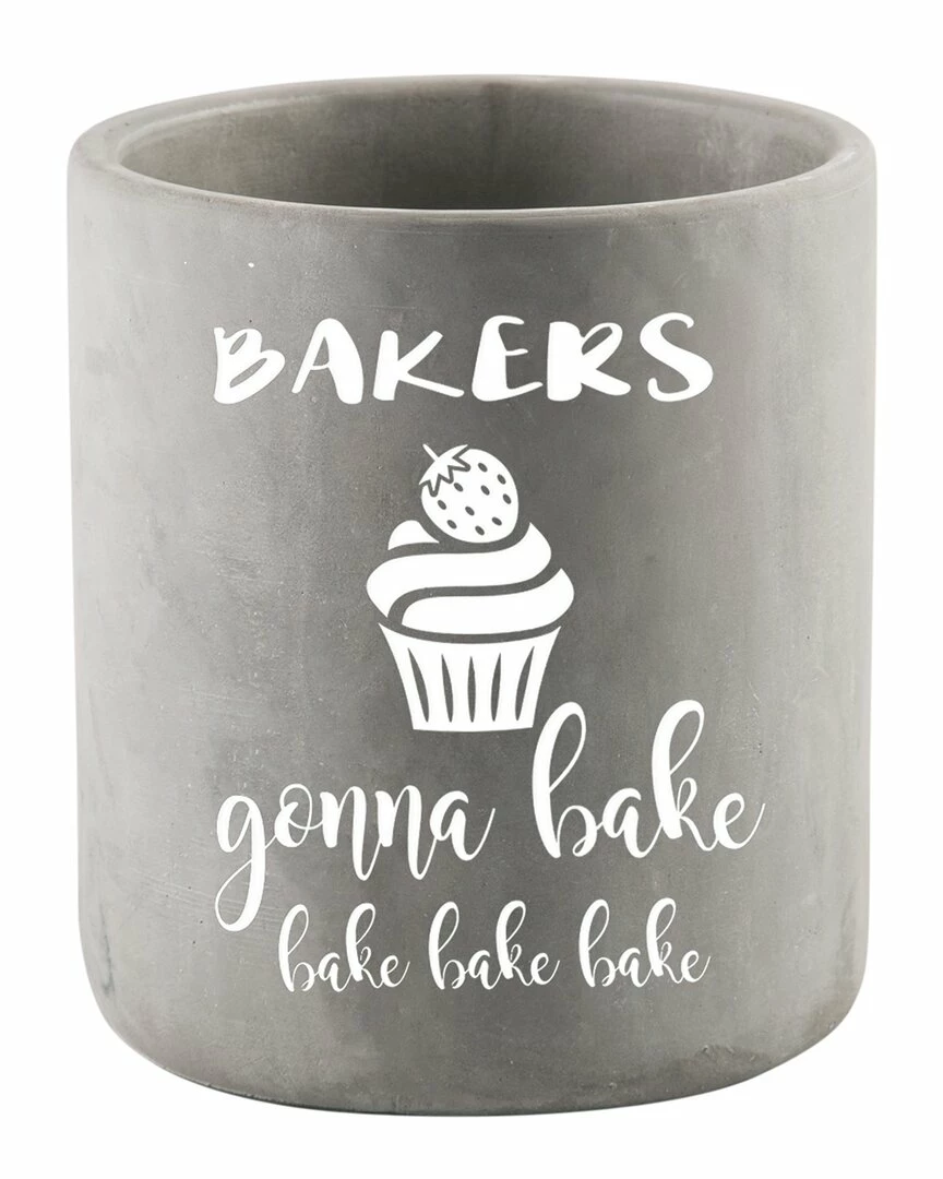 Home Essentials 6in Round Utensil Crock Serveware 3 Home Essentials 6in Round Utensil Crock Serveware