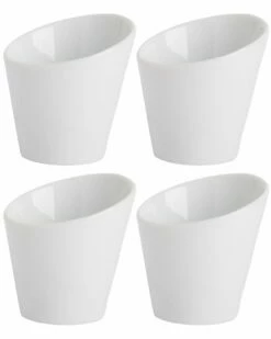 Home Essentials Set Of 4 2.5in Cone Shop Mini Taster St Serveware