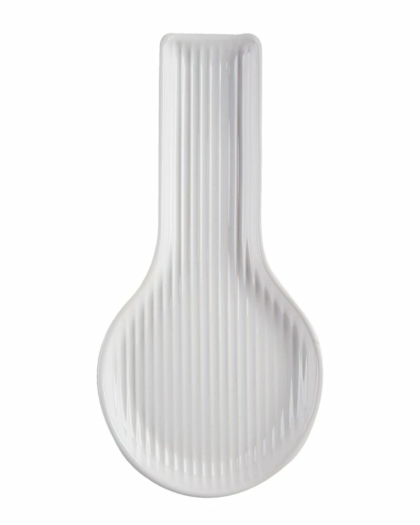 Home Essentials 10in Stripe Embossed Spoonrest Serveware 3 Home Essentials 10in Stripe Embossed Spoonrest Serveware