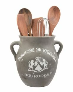 Home Essentials 9in 2Handle Belly Utensil Crock Serveware 5 Home Essentials 9in 2Handle Belly Utensil Crock Serveware -Home Essentials store 3050994265 RLLZ 2