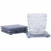 Home Essentials Set Of 4 Grey Alabaster Coasters Serveware -Home Essentials store 3050994278 RLLZ 1