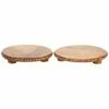 Home Essentials Set Of 2 Rd Natural Beaded Wood Trivet Serveware -Home Essentials store 3050994282 RLLZ 1